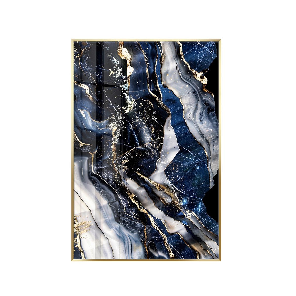 Glasbild Multicolor ca. 80x120cm - Multicolor, Basics, Glas/Holz (80/120cm)