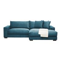 Ecksofa In Petrol - Petrol, Modern, Textil (265/180cm) - Mömax