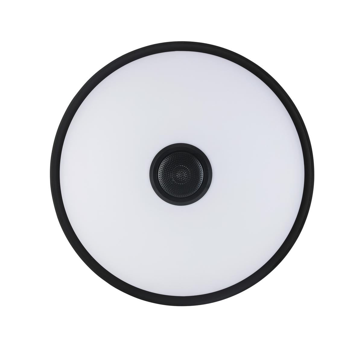 LED Smart Mennyezeti Lámpa Mirsada - fekete/fehér, műanyag/fém (40/9cm) - Premium Living