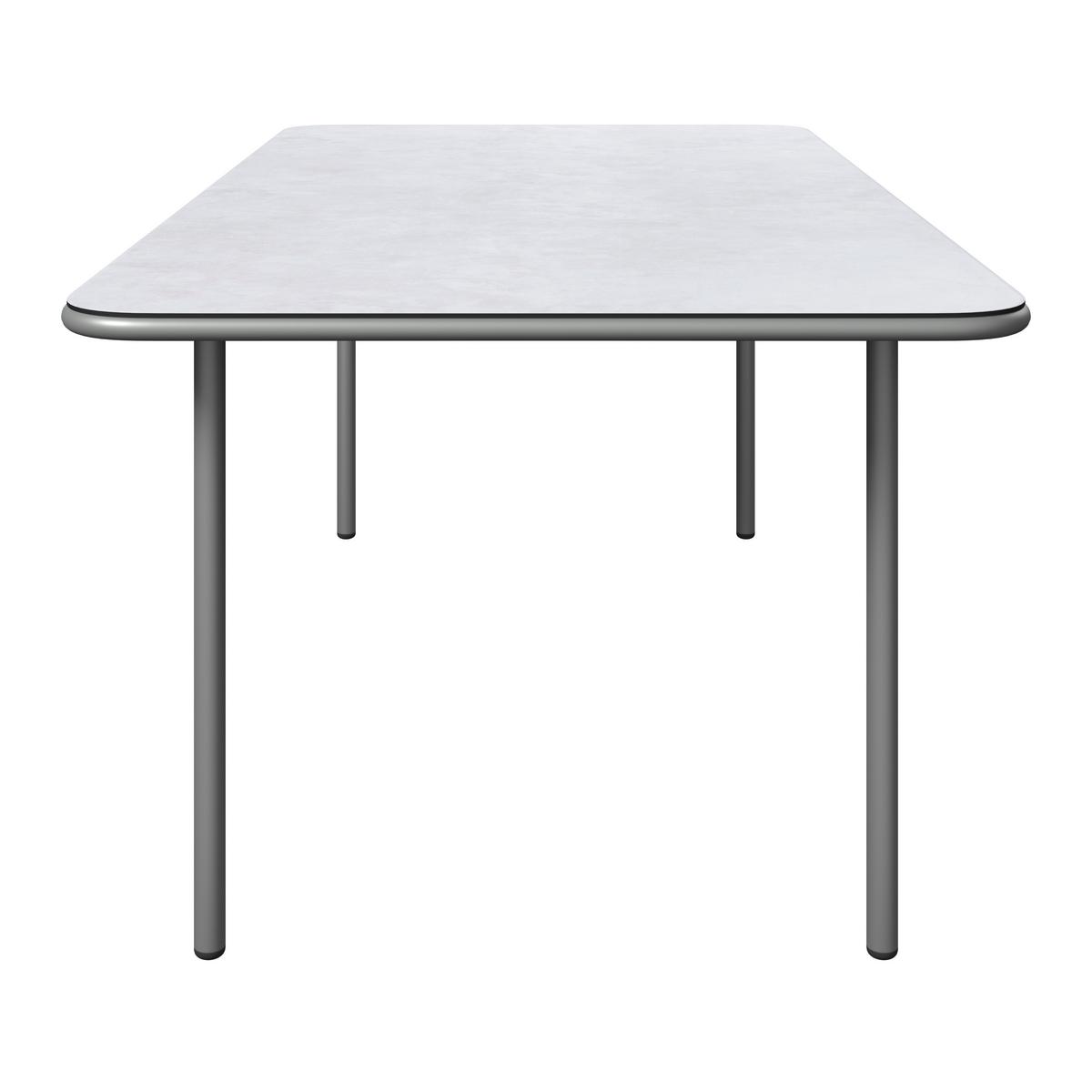 Gartentischgruppe Kanada Creme/Hellgrau - Creme/Hellgrau, MODERN, Glas/Textil