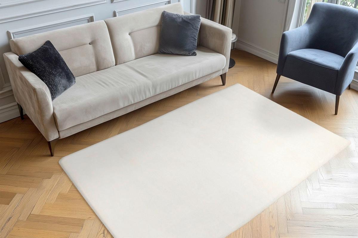Covor din blană My Milestone, cca. 200x290cm - crem, Konventionell, textil (200/290cm) - Obsession