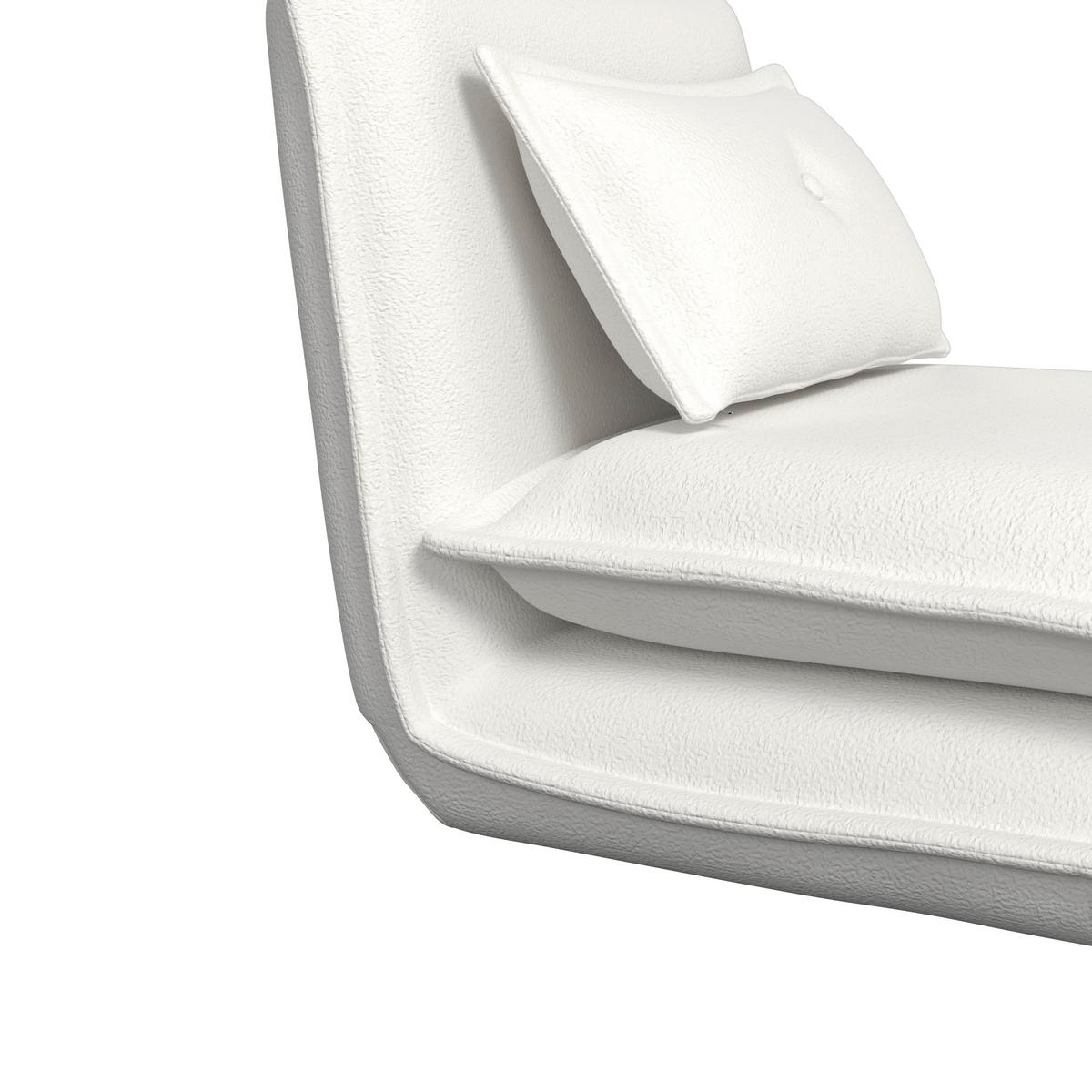 Fotelj S Funkcijo Ležišča Tamara, Bela - bela, Moderno, kovina/tekstil (82/31/69cm) - Bessagi Home