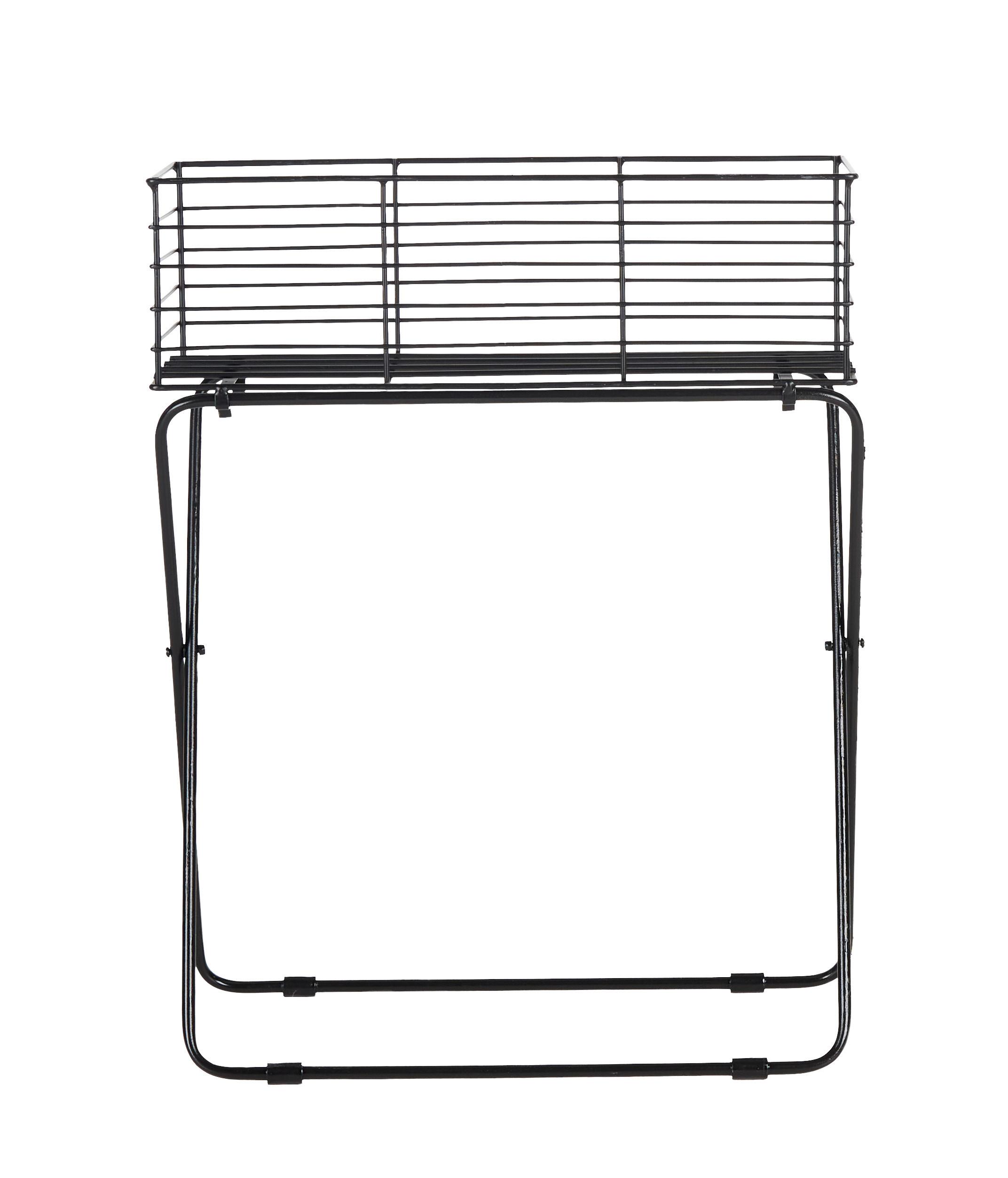 Növénytartó Black Times - fekete, Basics, fém (50/64/24cm) - Modern Living