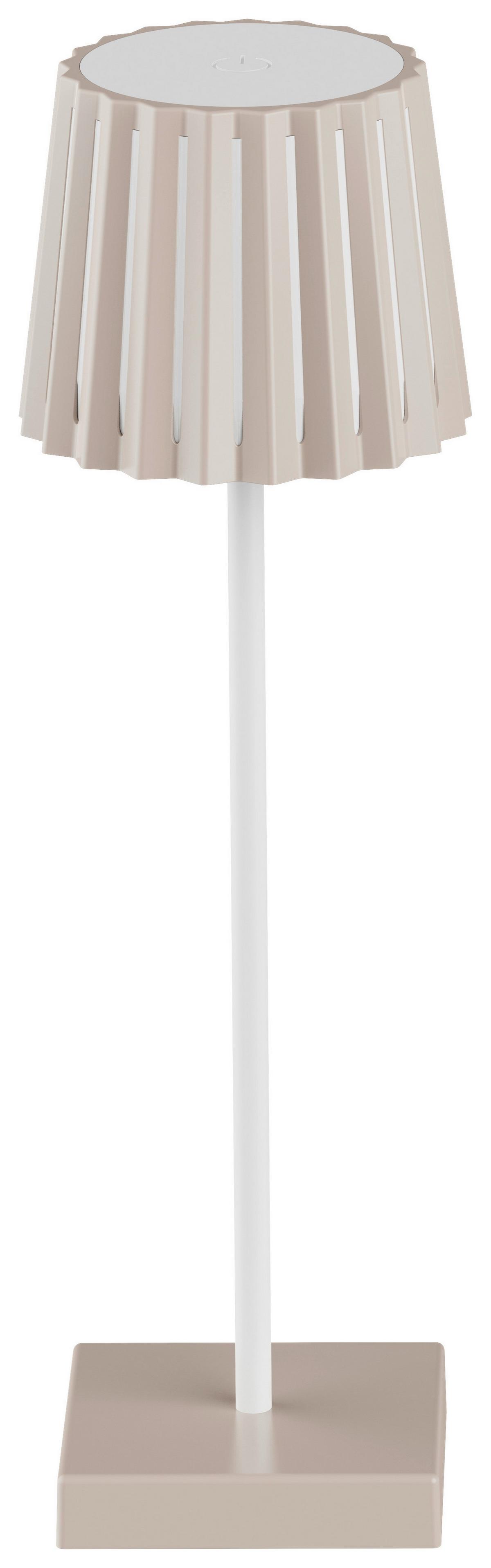 Lampă de exterior Plisi - alb/cappuccino, Modern, plastic/metal (10/28cm) - Mömax