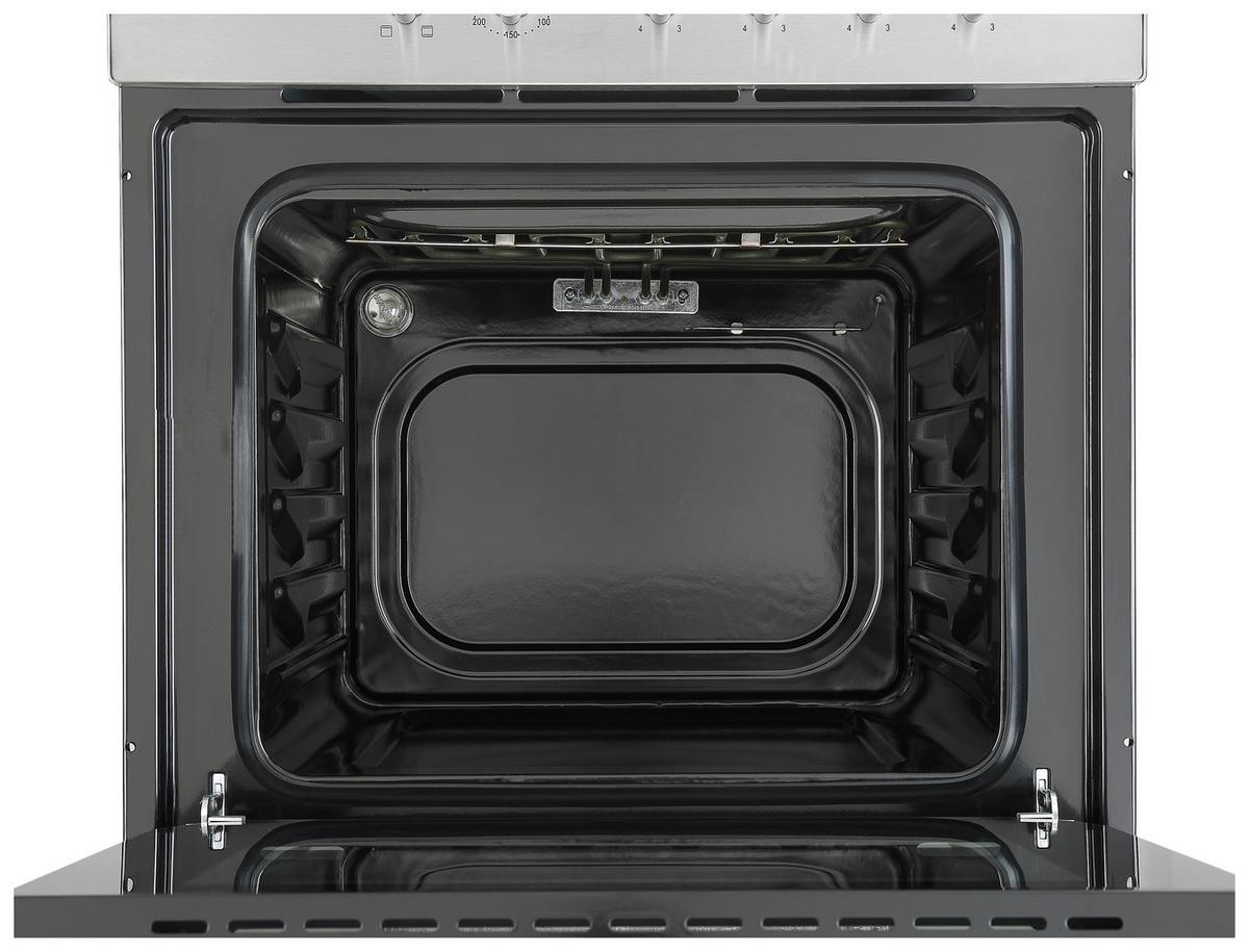 Set S Štedilnikom Respekta Leandro - barve nerjavečega jekla, Trend, kovina (59,5/62/55,7cm) - Respekta