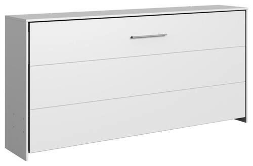 ŁÓŻKO W SZAFIE JUIST - biały, Konventionell, materiał drewnopochodny/metal (90/200cm) - MID.YOU