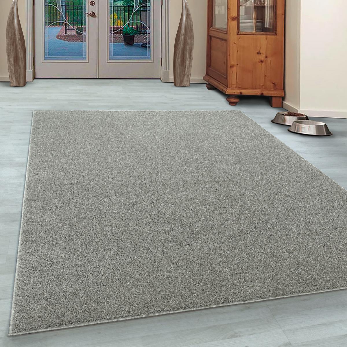 Webteppich Ata Greige ca. 280x370cm - Greige, Basics, Textil (280/370cm) - Novel