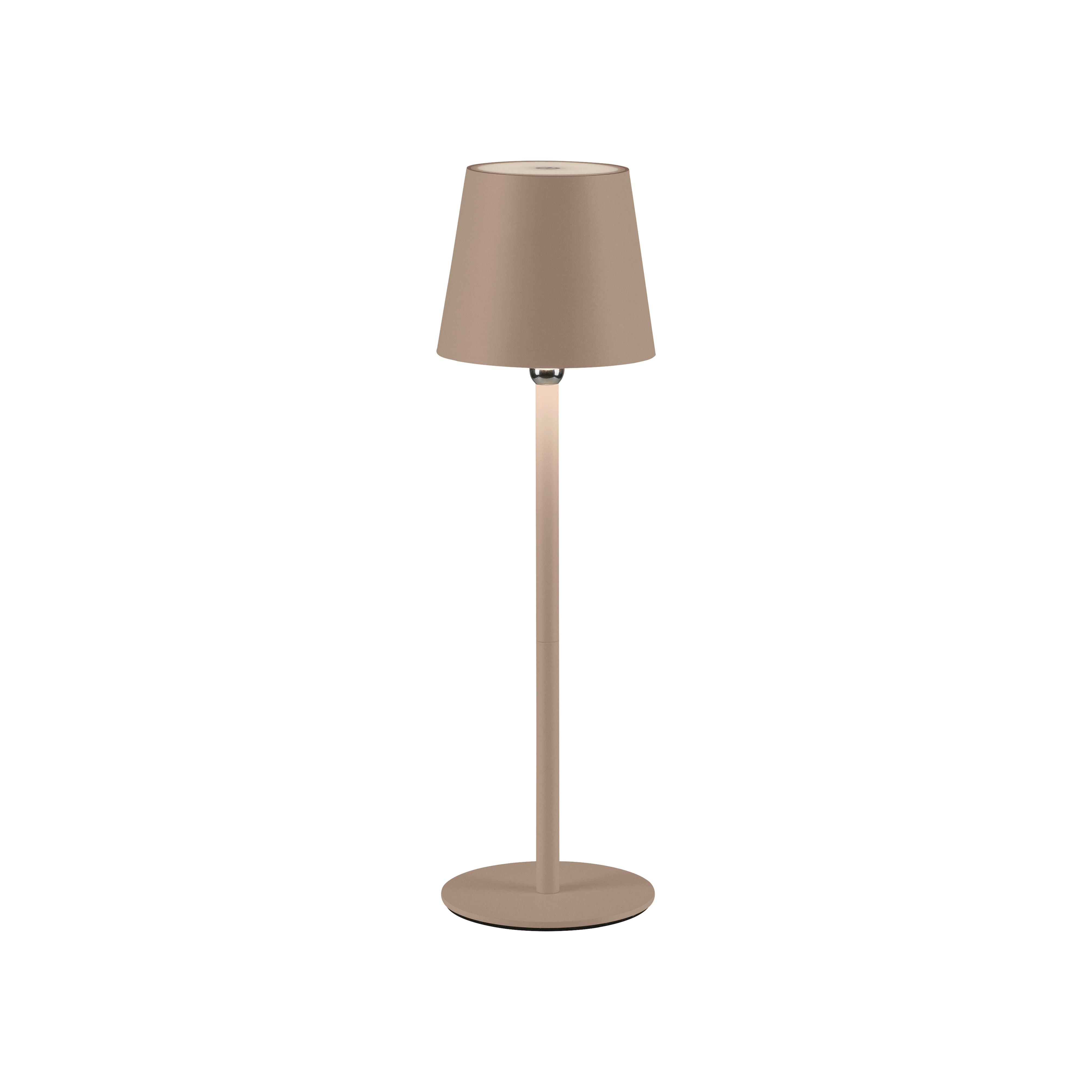LAMPA STOŁOWA LED 19251-39 BOTERIA - kolor piaskowy, Modern, tworzywo sztuczne/metal (11/11/37cm)