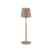 LAMPA STOŁOWA LED 19251-39 BOTERIA - kolor piaskowy, Modern, tworzywo sztuczne/metal (11/11/37cm)