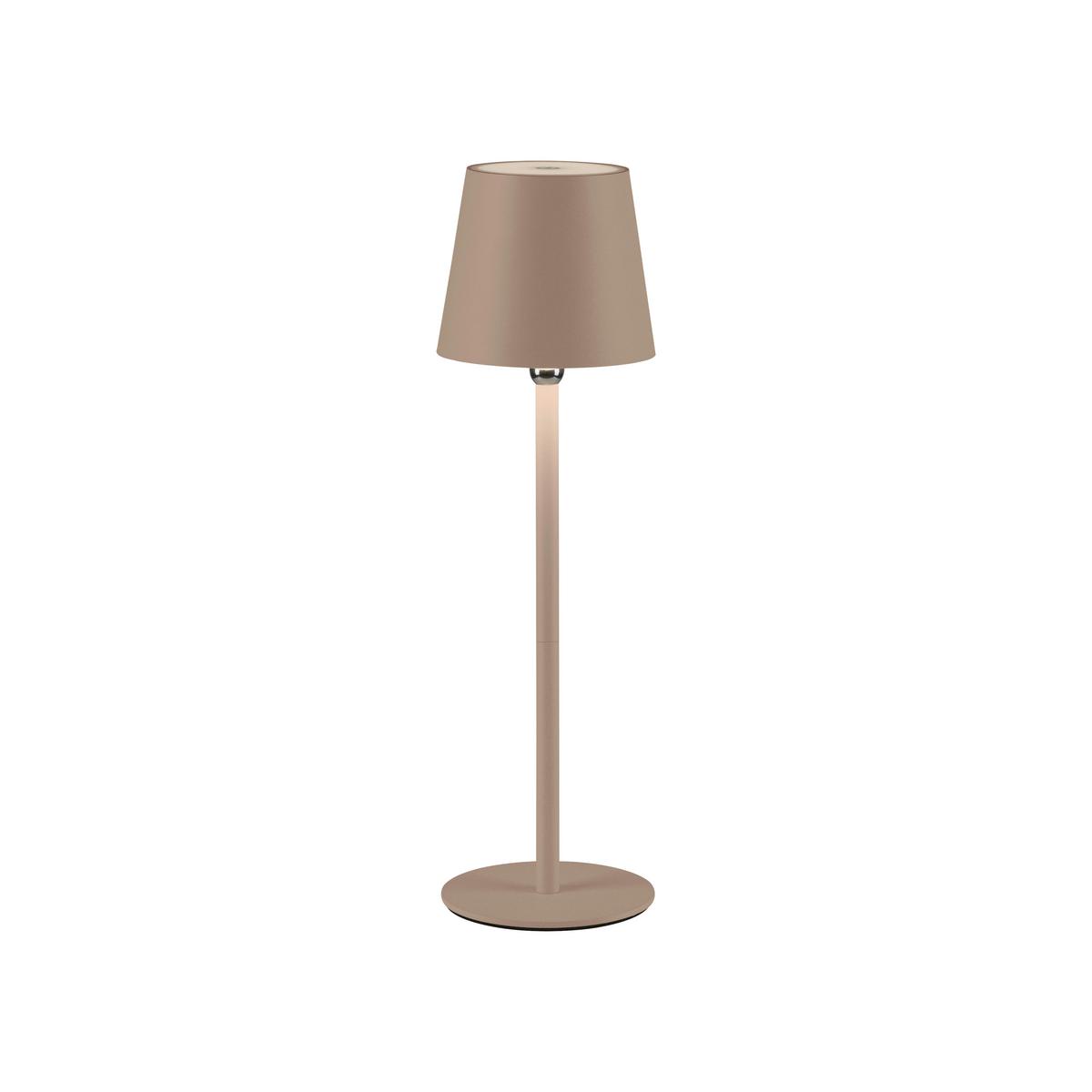 LAMPA STOŁOWA LED 19251-39 BOTERIA - kolor piaskowy, Modern, tworzywo sztuczne/metal (11/11/37cm)