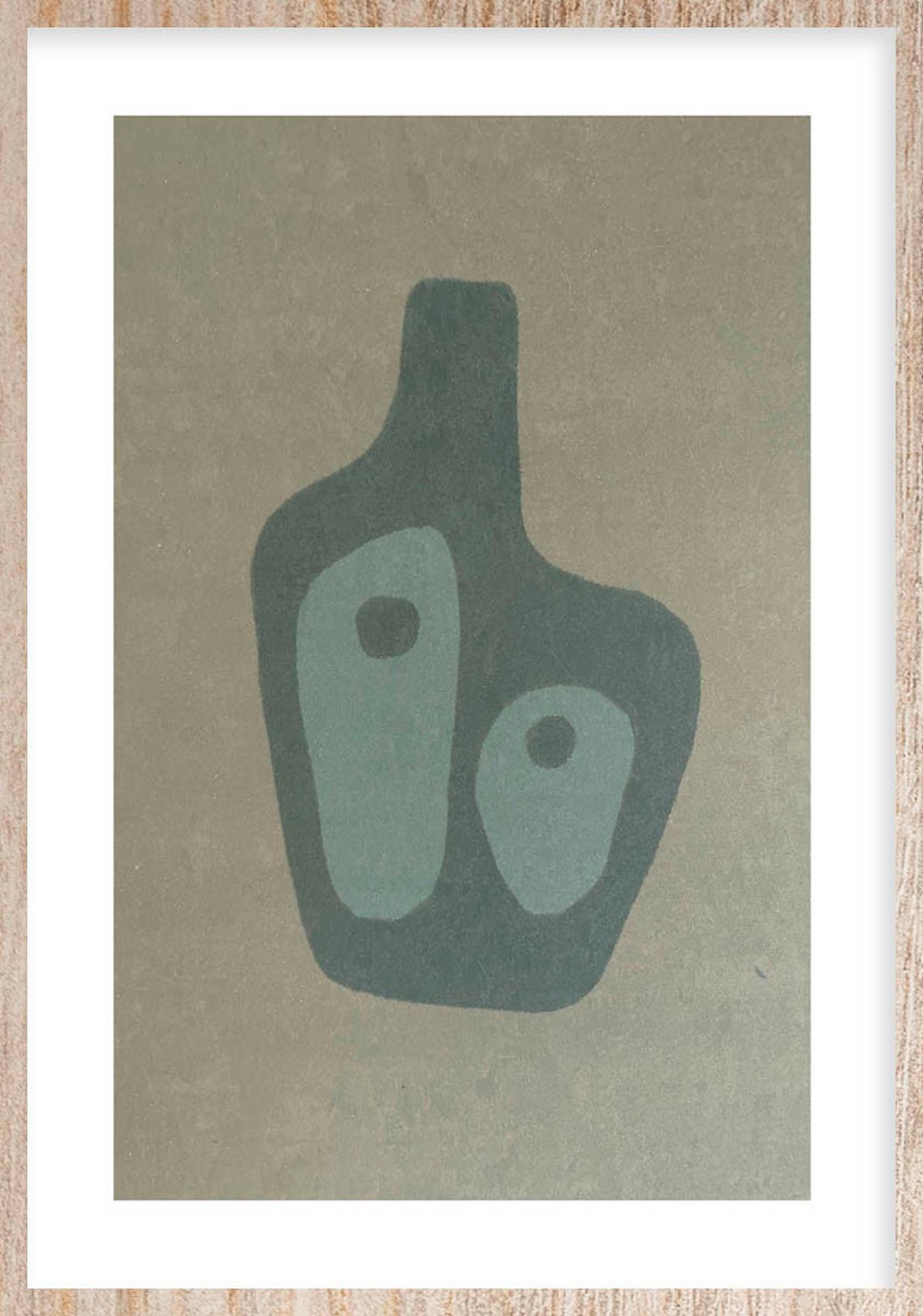 BILD FEEL-GOOD-002-70X118-FRX-FRBL - Beige/Naturfarben, Basics, Holz/Kunststoff (70/118/10cm)