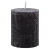 Stumpenkerze Lia in Schwarz - Schwarz, MODERN (6,8/9cm) - Premium Living