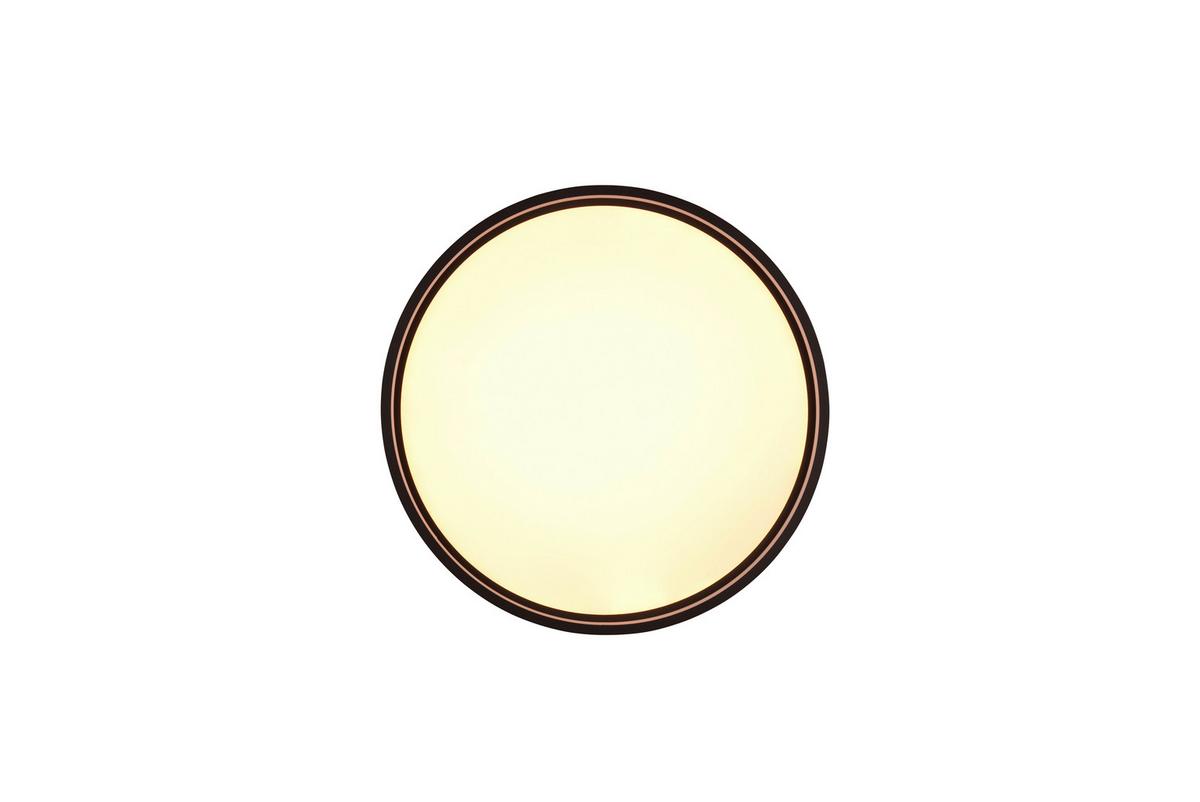 LED-Deckenleuchte Doha Schwarz max. 29 Watt - Schwarz, Basics, Metall (45/5,5cm) - Trio Leuchten