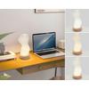 PORTABEL LAMPA GIRTL - vit/naturfärgad, Modern, metall/trä (14/21cm) - Mömax