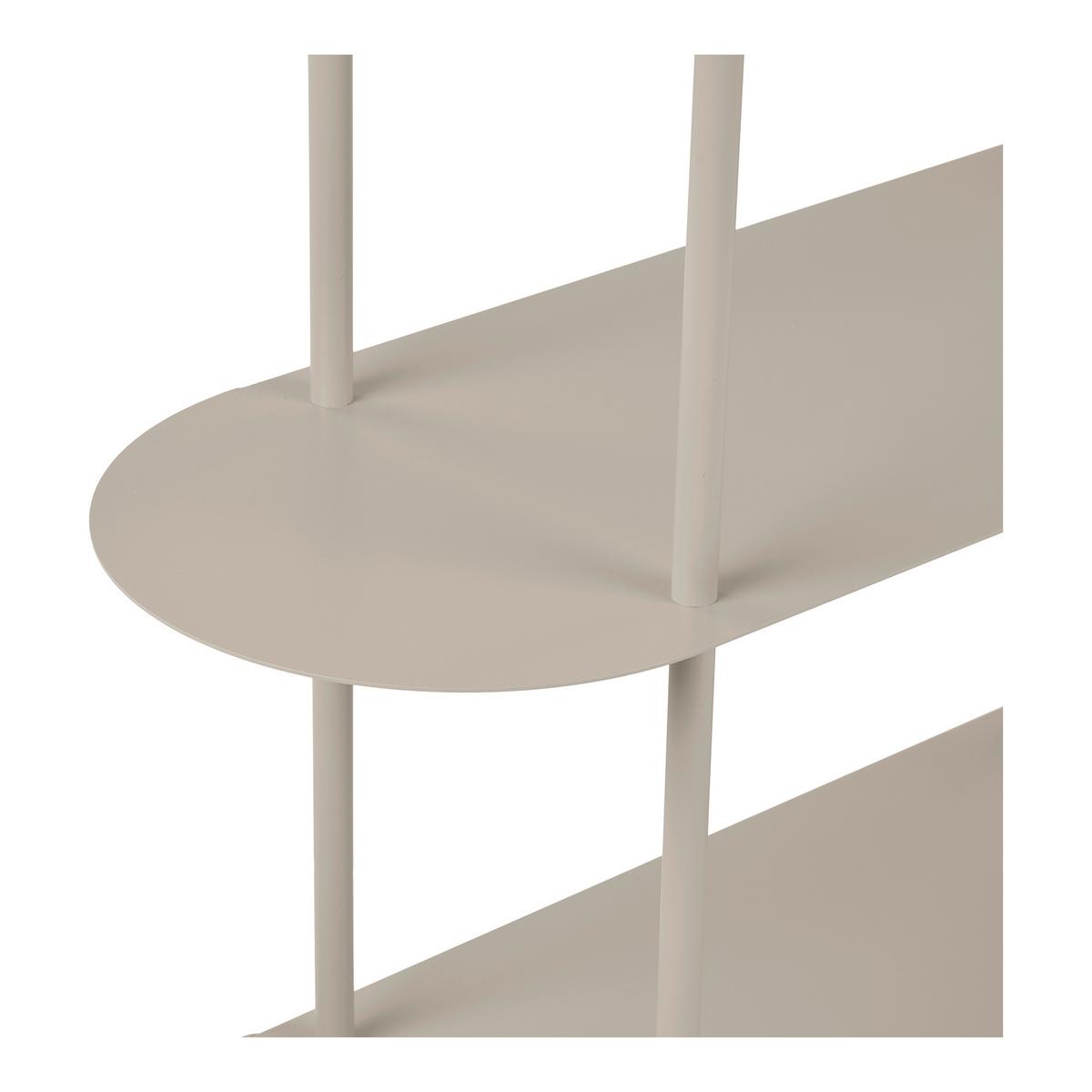 Regal Rieti Beige - Beige, Design, Metall (90/150/31cm) - MID.YOU
