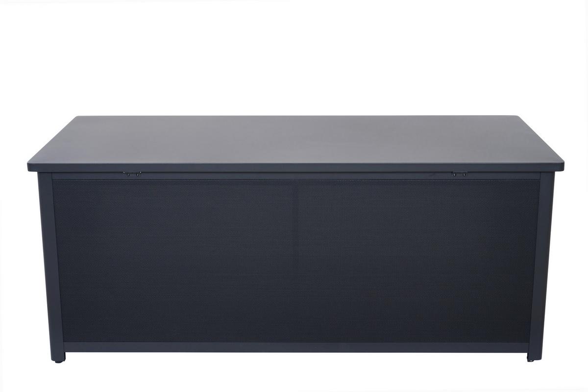 Kissenbox Sabano Anthrazit - Anthrazit, Basics, Kunststoff/Metall (79,3/75/181cm) - Siena Garden