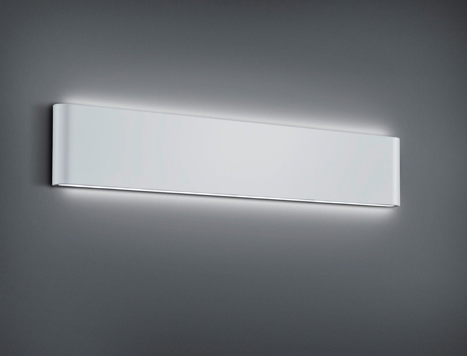 Außenwandleuchte Thames II in Weiß max. 8 Watt - Weiß, Design, Metall (46,5/9/4cm) - Trio Leuchten