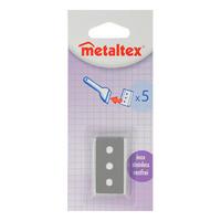 Pótpenge-csomag Metaltex - ezüstszínű, Basics, fém (2,3/4,3/0,1cm) - Metaltex