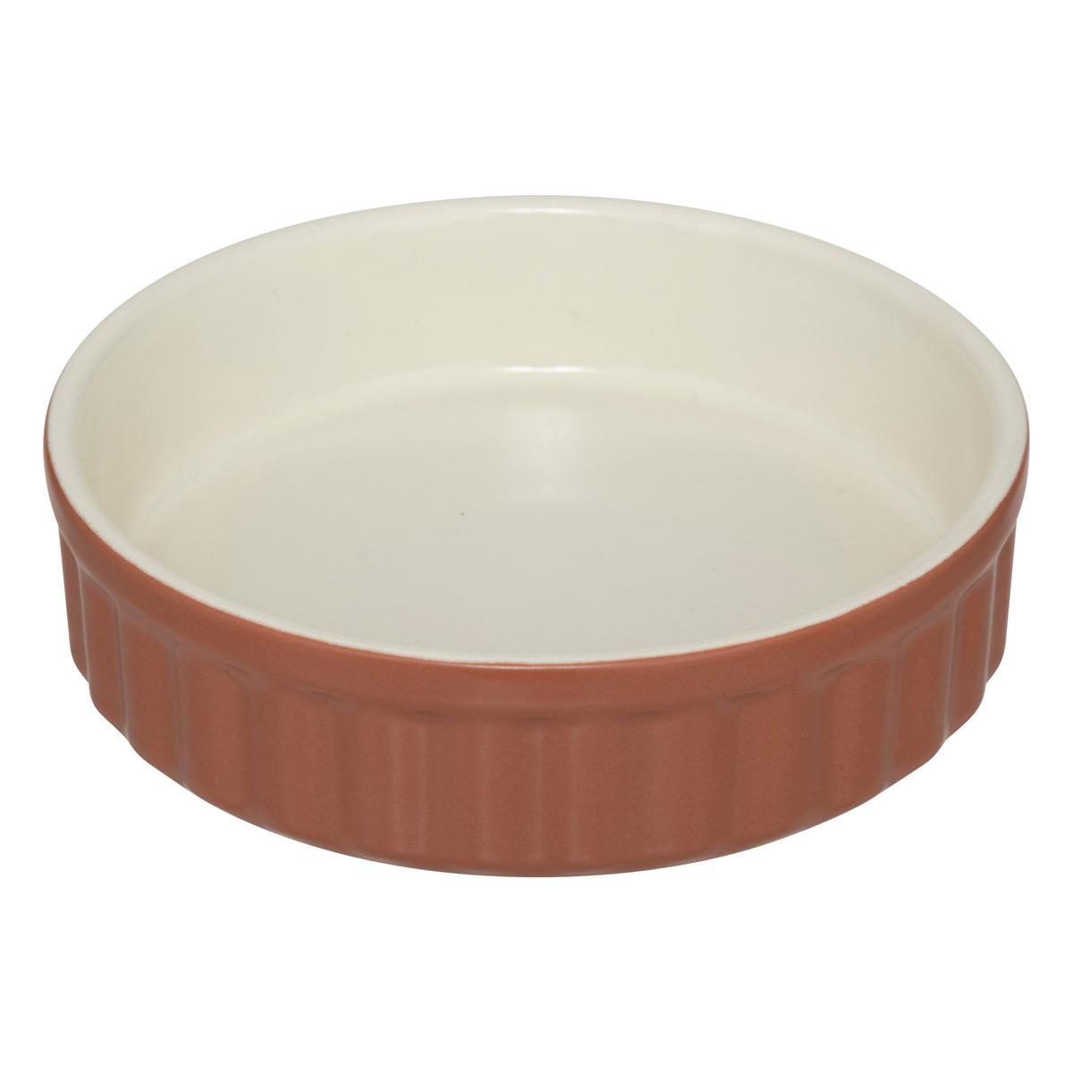 Posuda Za Pečenje Ekin - bijela/smeđa, Basics, keramika (12,5/3,4cm)