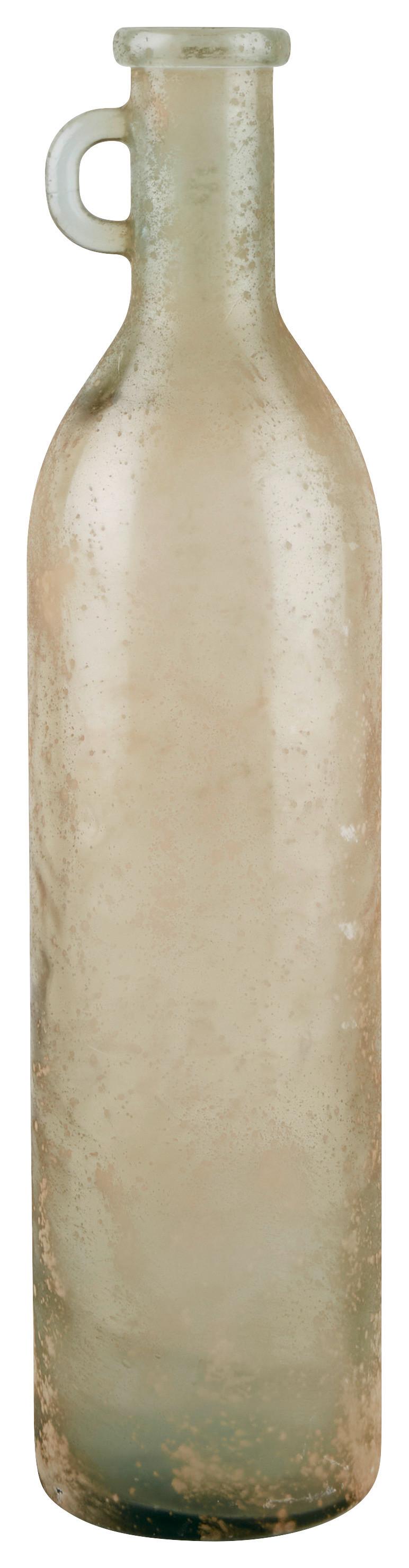 Vaza Botellon - bež, steklo (18/75cm) - Premium Living
