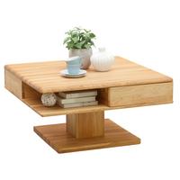 STOLIK KAWOWY LILL - kolor dębowy, Konventionell, drewno (80/80/47cm) - Linea Natura