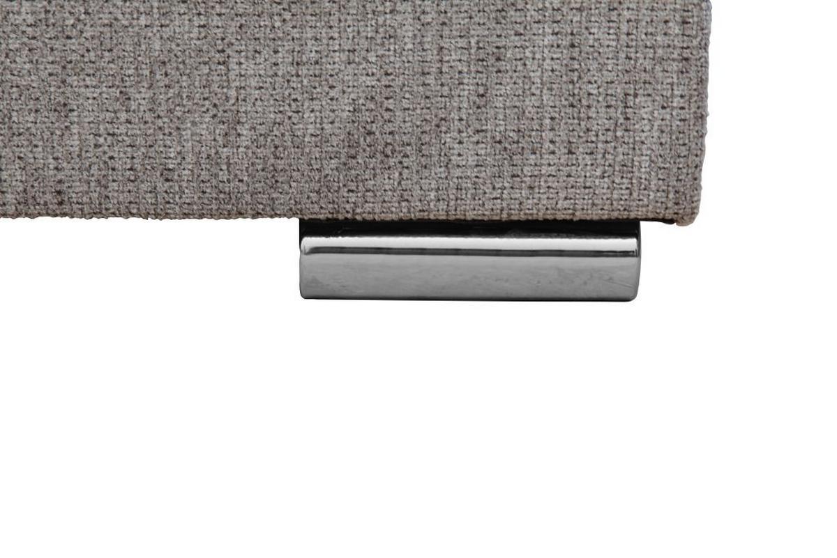 Kutna Garnitura Senso - siva/boje kroma, Moderno, tekstil/drvo (197/346/183cm) - Modern Living