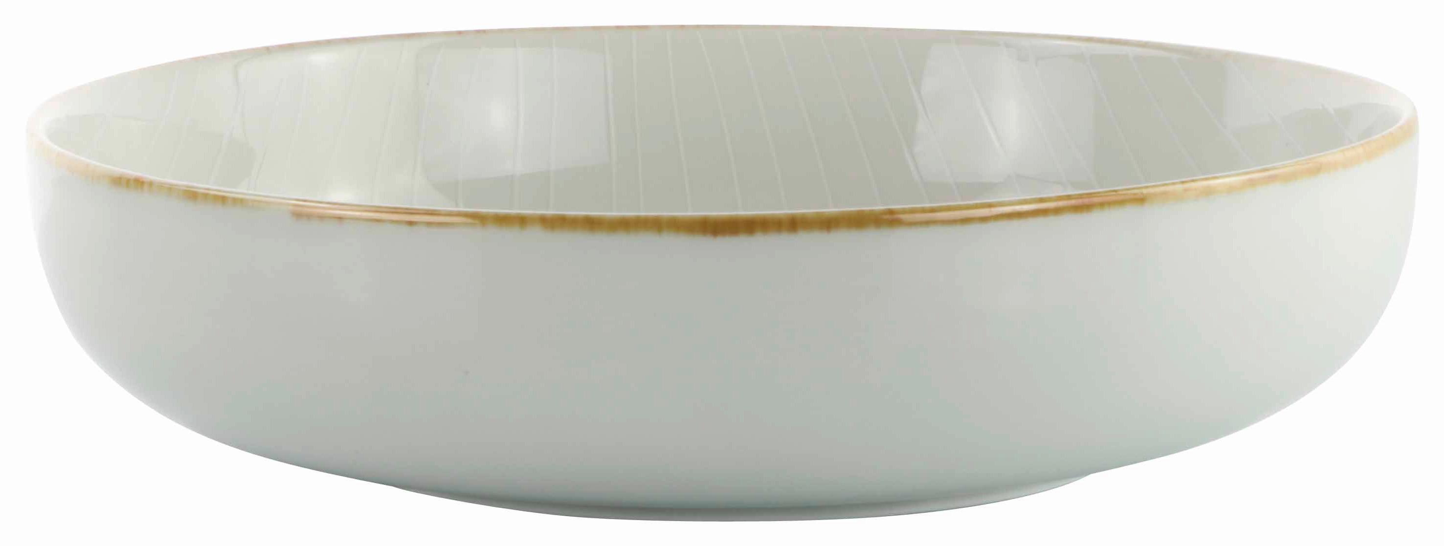 TALERZ DO ZUPY BERGEN - beżowy, Design, ceramika (22cm) - Landscape