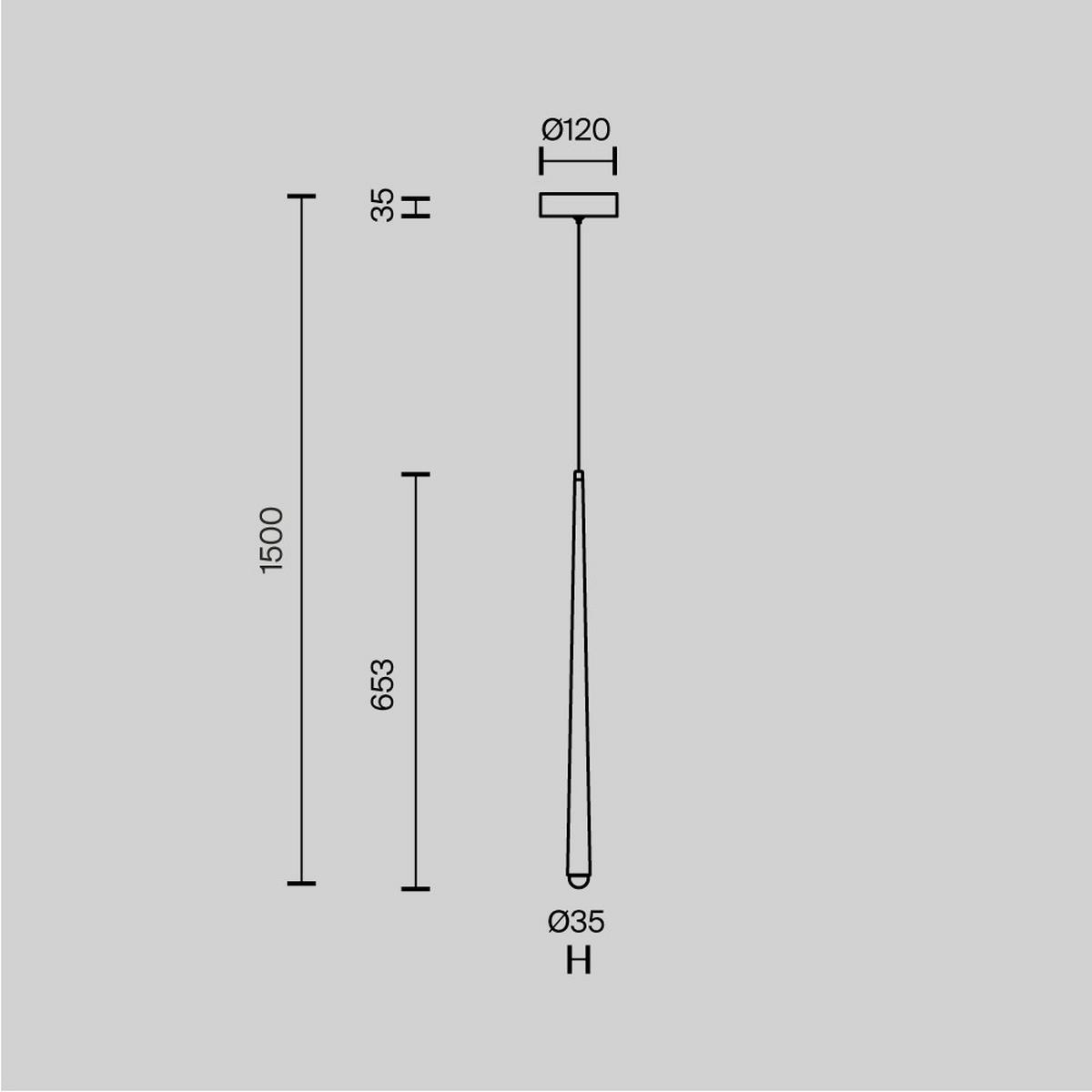 Pendelleuchte Mod132pl-L6bk - Schwarz, Design, Metall (3.5/219.3cm) - MAYTONI