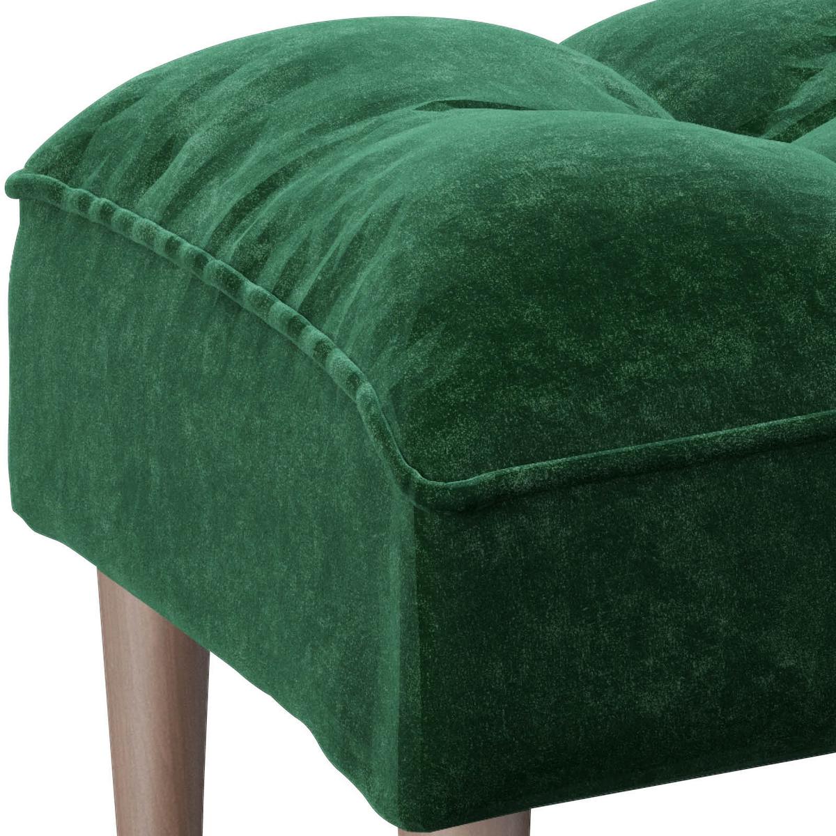 HOKER SCARLETT - zielony, Konventionell, tkanina/drewno (88/43,5/57cm) - Playboy