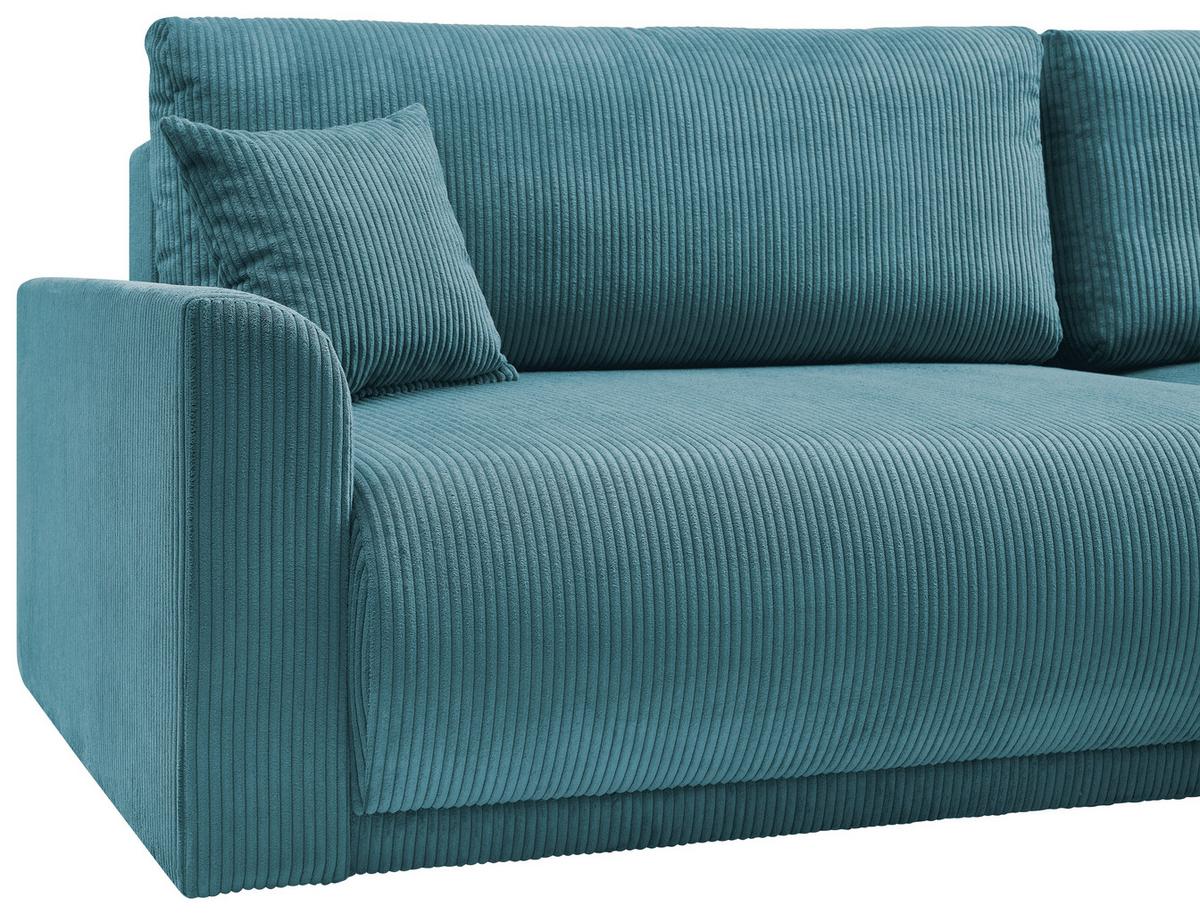 Kutna Garnitura Kim - tirkizna, Moderno, drvo (233/146cm) - Modern Living