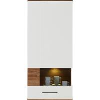 élément suspendu in Weiss Hochglanz - Weiss, Modern, Holz (60/133/37cm) - Premium Living