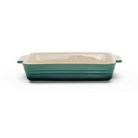 Auflaufform Elisa L Grün - Grün, Konventionell, Keramik (37,7/20,9/6,9cm) - Modern Living
