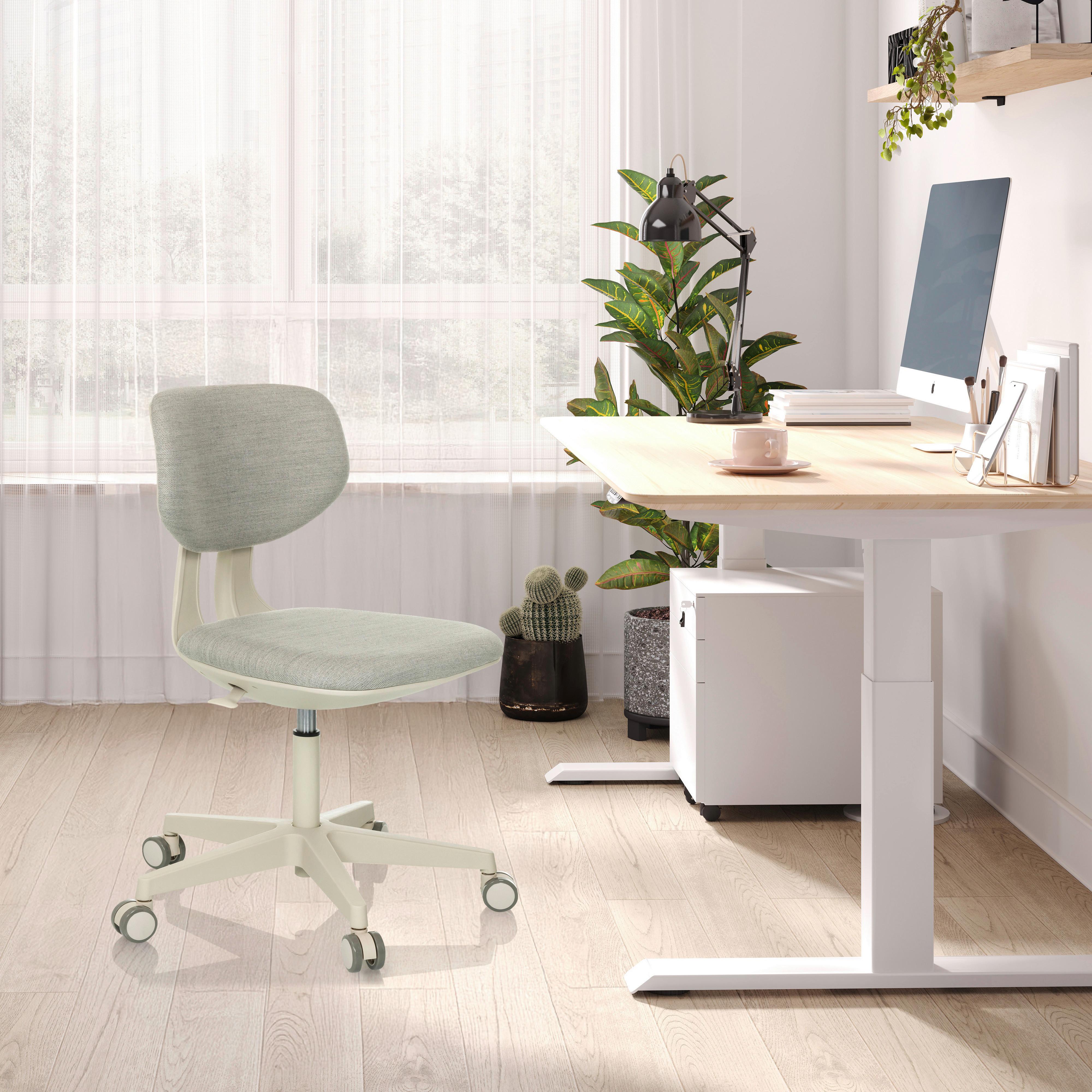 Otroški Vrtljivi Stol Kid Classic, Siva - siva/sivobela, Moderno, umetna masa/tekstil (51/72 - 87/51cm) - MID.YOU