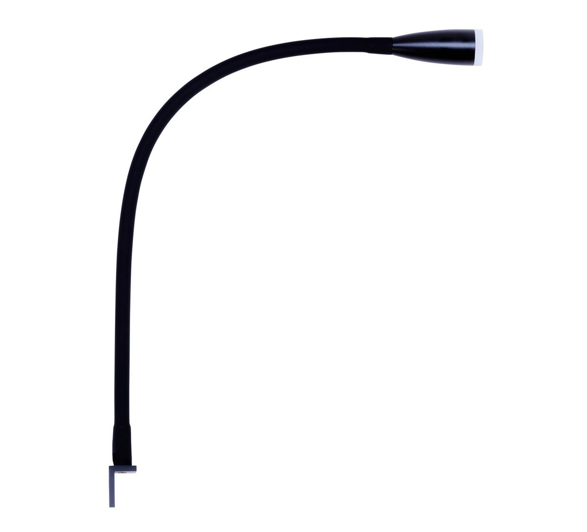 Leseleuchte Camilla in Schwarz max. 1,5 Watt - Schwarz, Kunststoff (45cm)