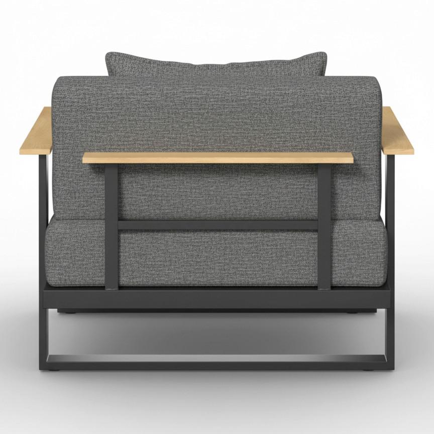 LOUNGEGRUPP FABRIZIA - grå, Modern, metall/trä - Bessagi Garden