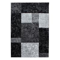 Ravno Tkana Preproga Hawaii, Črna, 140x200cm - črna, Design, tekstil (140/200cm) - Novel