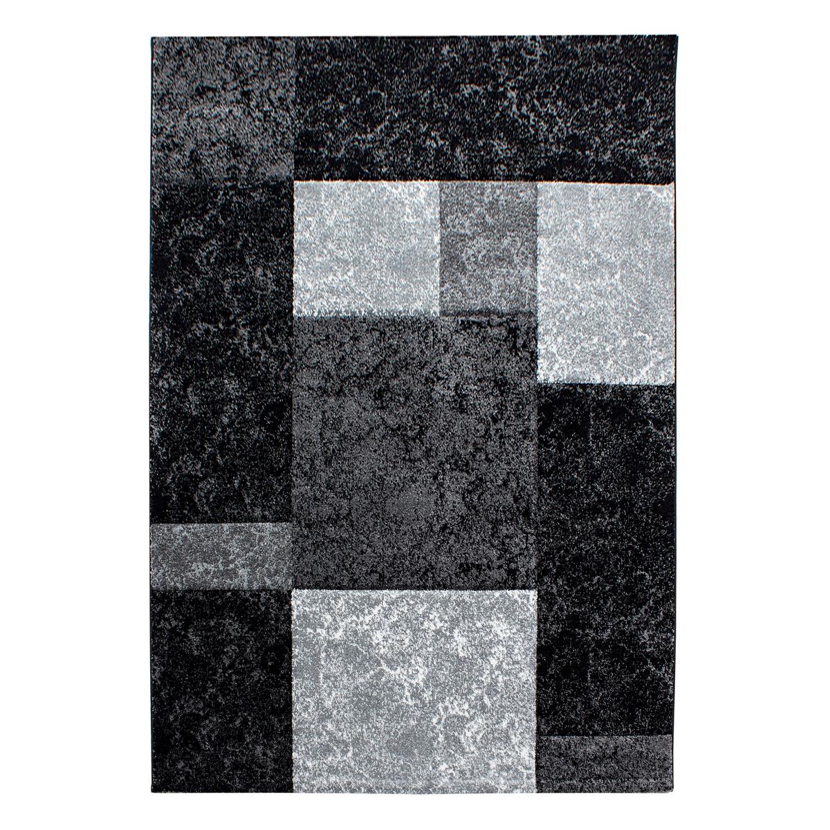 Ravno Tkana Preproga Hawaii, Črna, 140x200cm - črna, Design, tekstil (140/200cm) - Novel