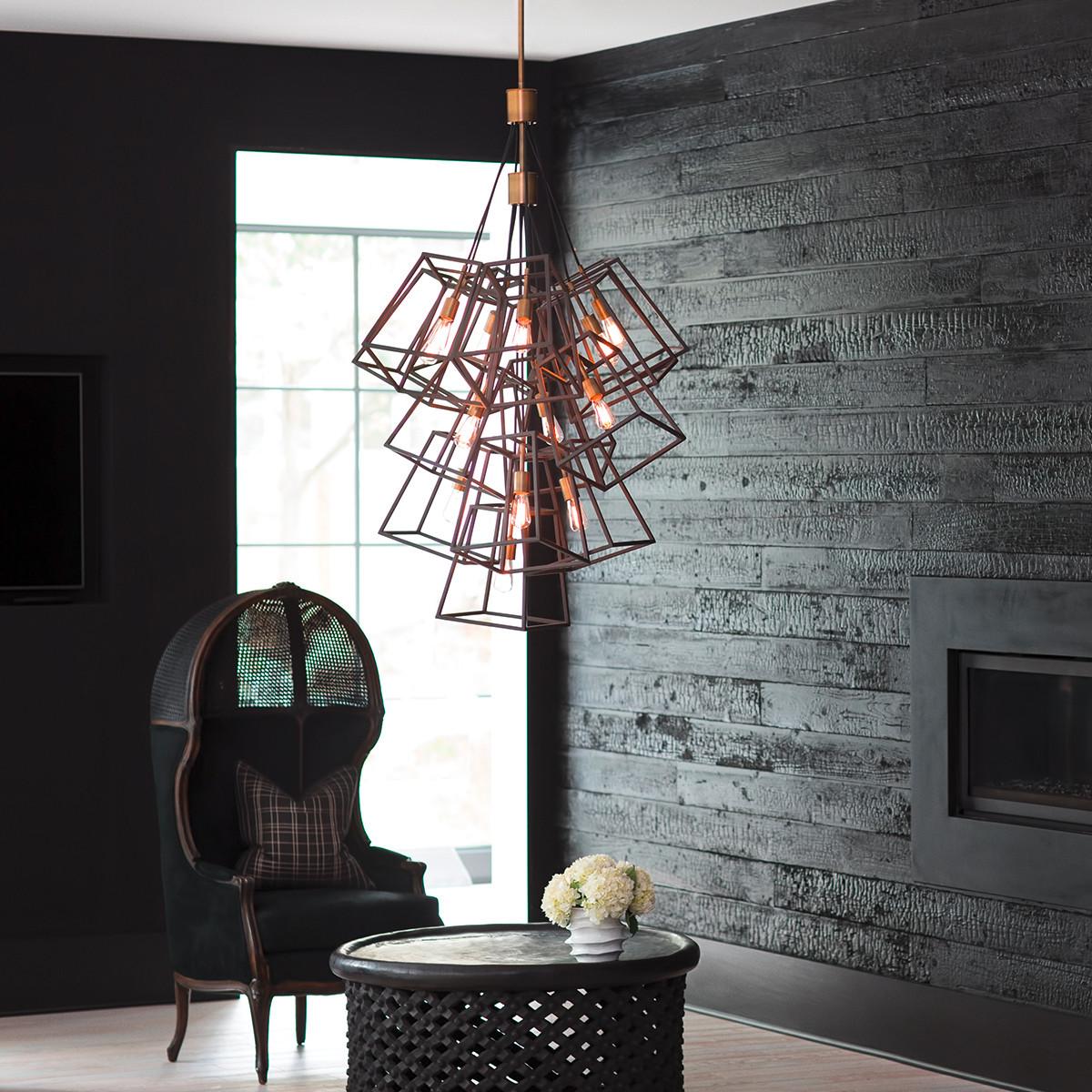 Luster Hk-Fulton-13p - brončane boje, Lifestyle, metal (85/146.4cm)