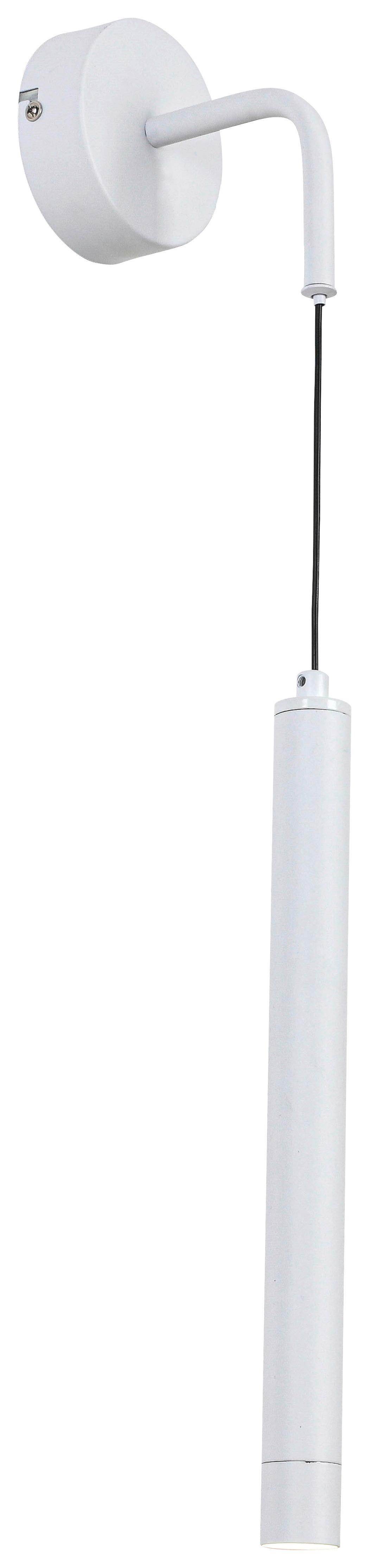 Aplică de perete cu LED Tolli - alb, Konventionell, plastic/metal (12/9/50cm) - Mömax