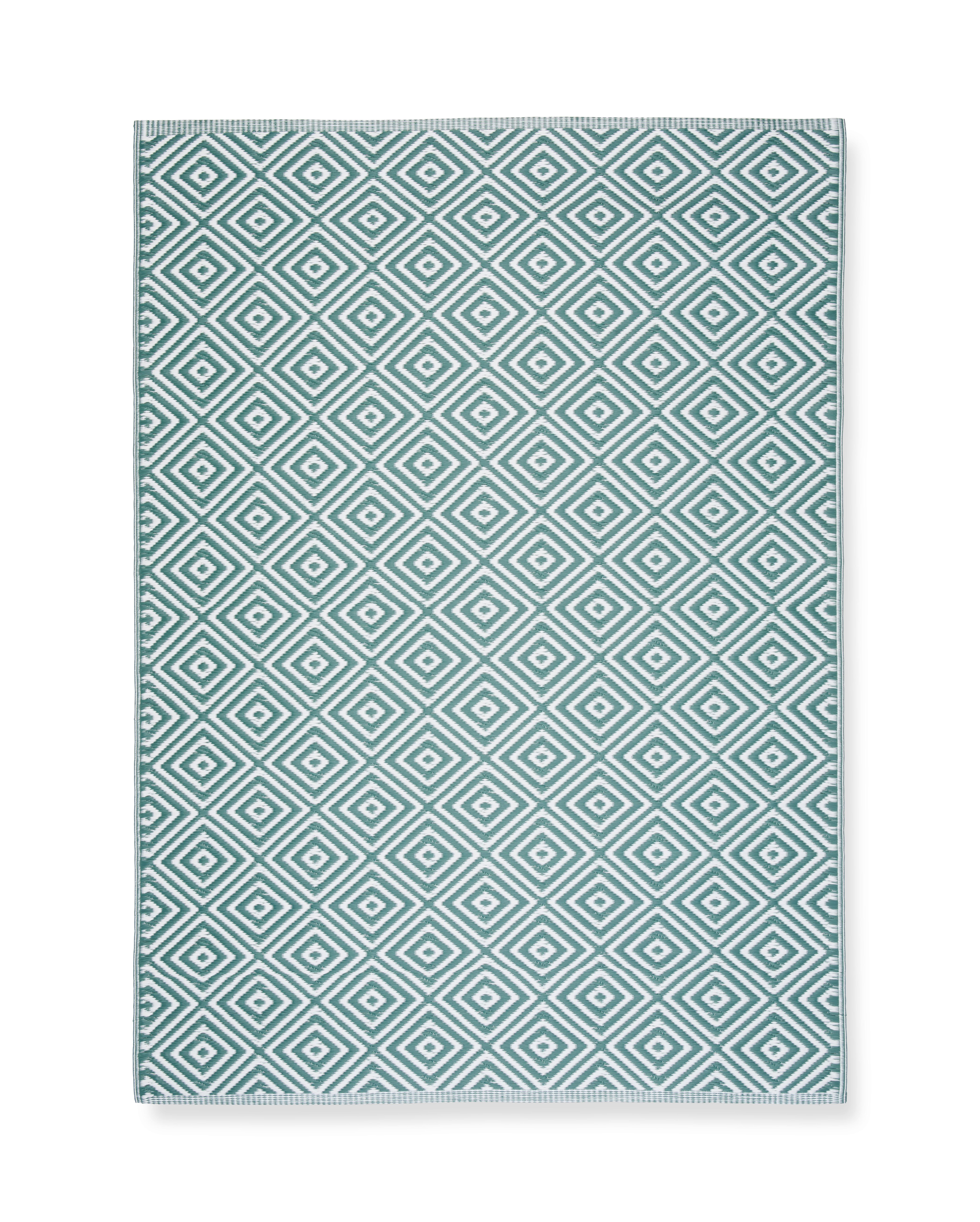 Zunanja Preproga Miami, 120x170cm, Temno Zelena - temno zelena, Basics (120/170cm) - Modern Living