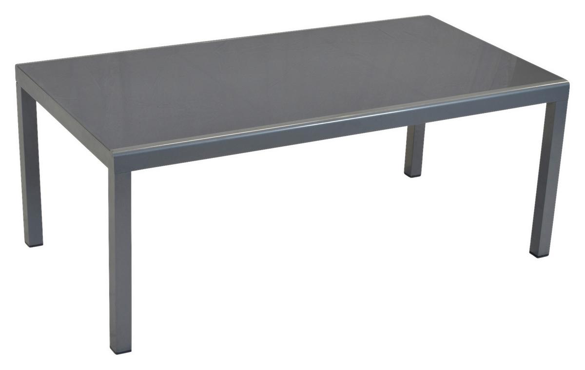 Vrtni Set Carrara, 9-Delni - srebrne barve/črna, Moderno, kovina/tekstil - Gardenson