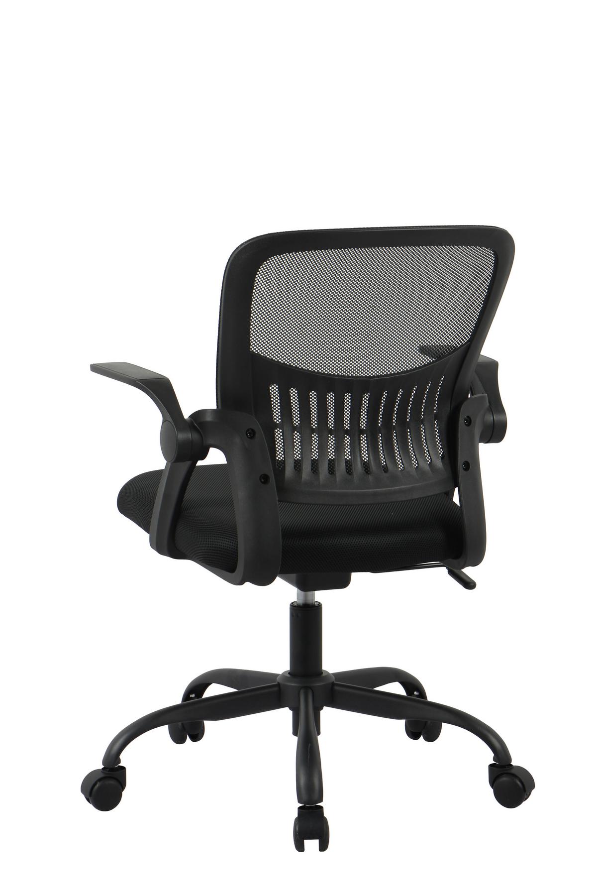 DREHSTUHL SASKIA - Schwarz, Modern, Kunststoff/Textil (57/86,5/96/62,5cm) - Based