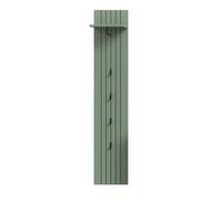 Garderobni Panel Station, Sivozelena - sivozelena, Design, leseni material (31/160/27cm) - MID.YOU