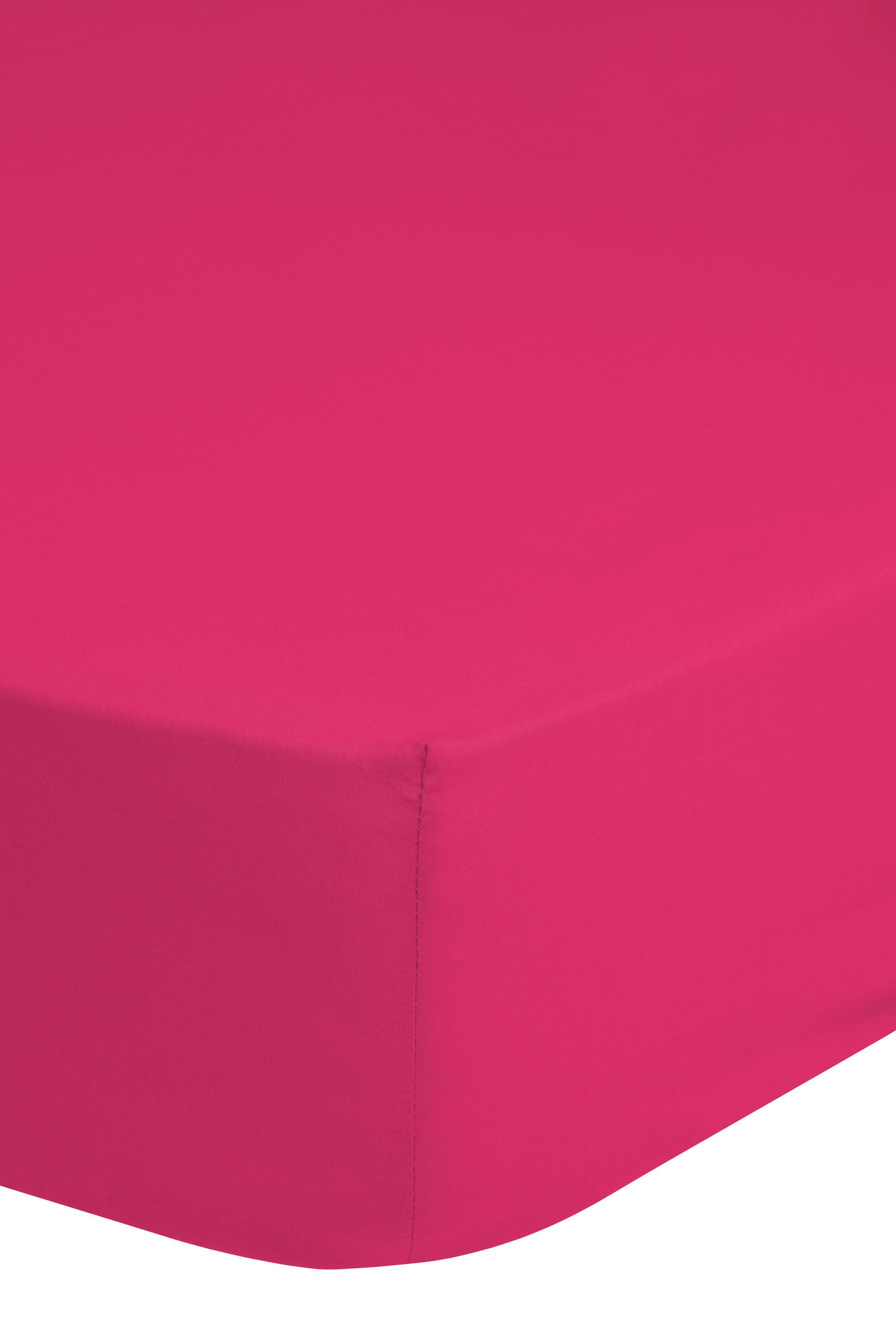 Spannleintuch Jersey ca. 140x200cm - Pink, Basics, Textil (140/200cm) - MID.YOU