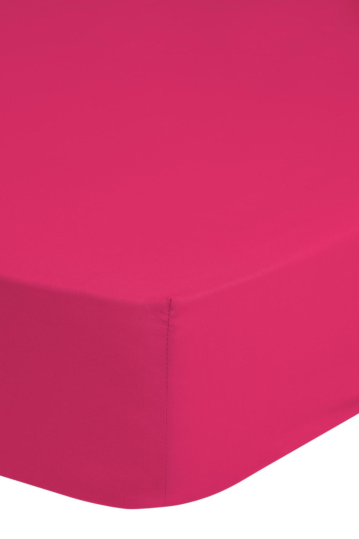 Spannleintuch Jersey ca. 140x200cm - Pink, Basics, Textil (140/200cm) - MID.YOU