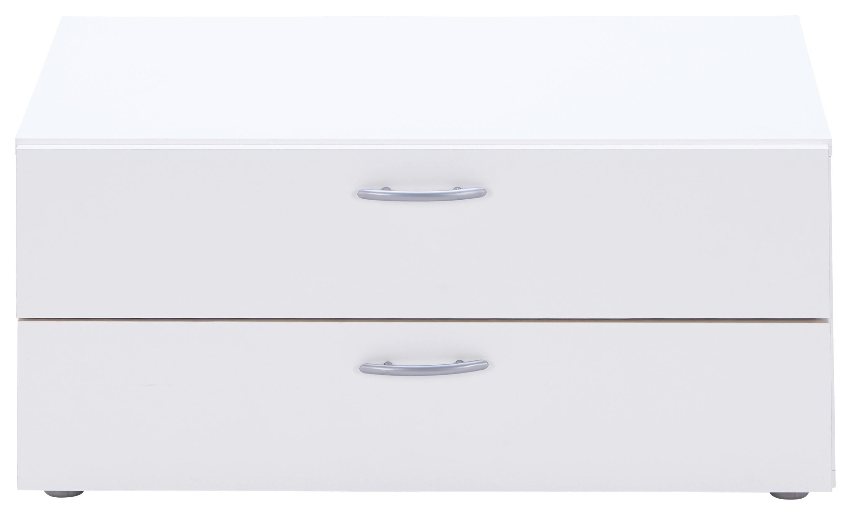 Schubladenbox Basic in Weiss - Weiss, Konventionell, Holzwerkstoff (74/35/52cm) - Mömax