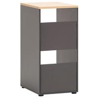 Mehrzweckschrank Solea Anthrazit/Eiche - Eichefarben/Anthrazit, MODERN, Holzwerkstoff/Kunststoff (45,1/95,8/60cm) - MID.YOU