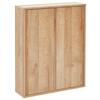 Hängeschrank "Finn" , eiche - Eichefarben, MODERN, Glas/Holzwerkstoff (60/75/18,5cm) - MID.YOU