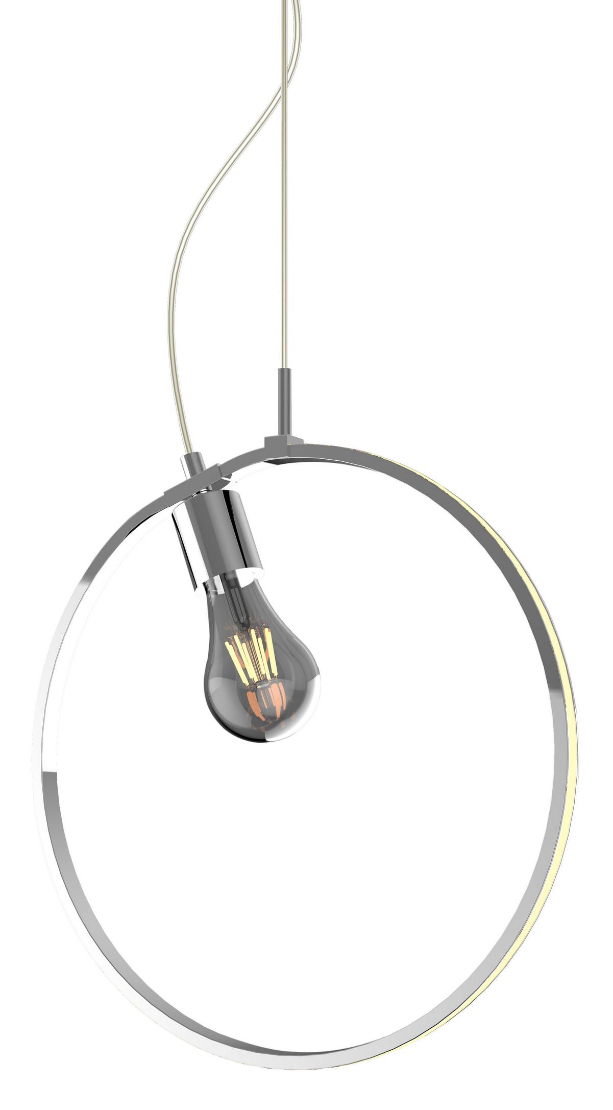 Viseća Svjetiljka Skiros - zlatne boje/crna, Design, metal (15/36/120cm)