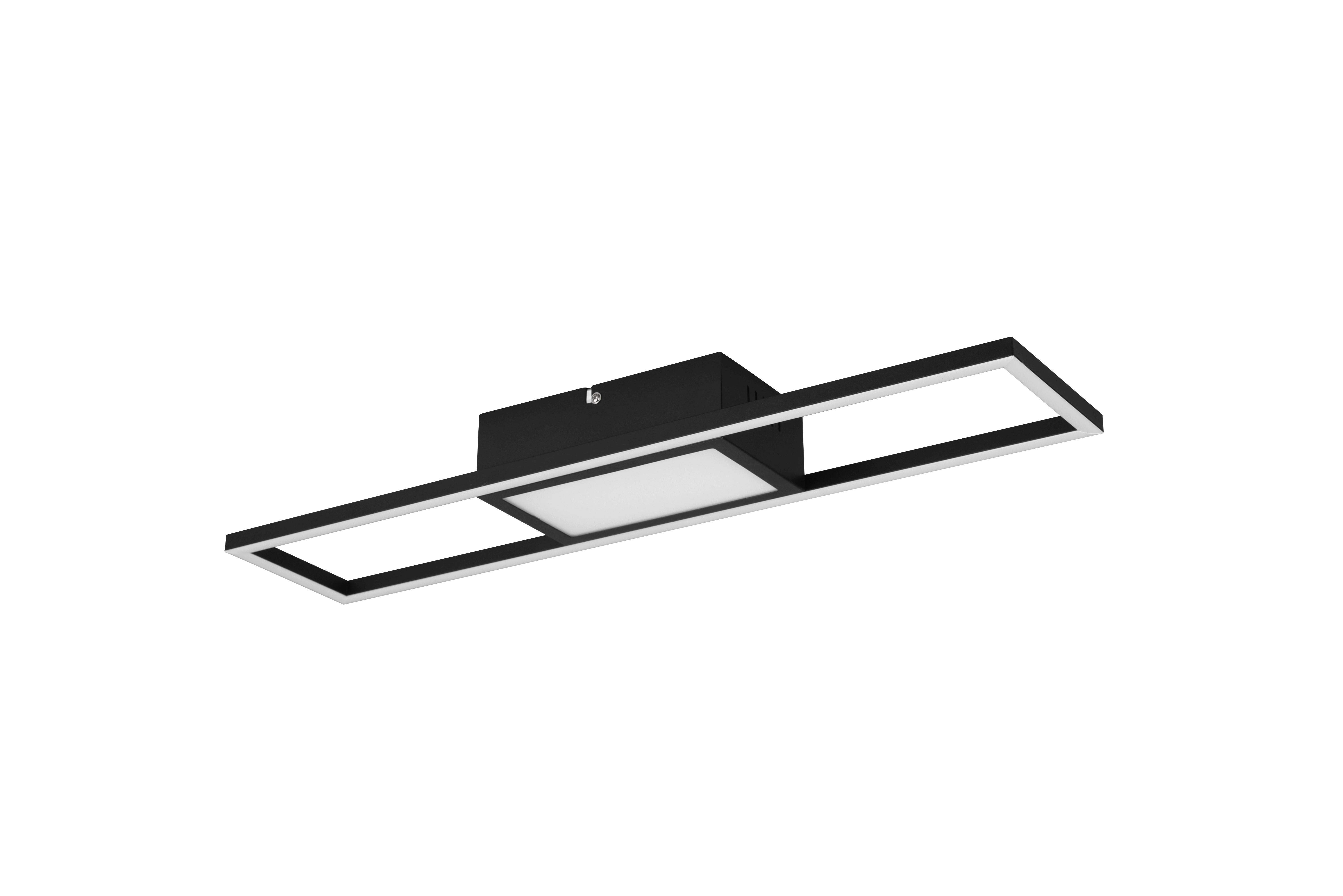 LED-Deckenleuchte Regido Schwarz max. 22 Watt - Schwarz, Design, Metall (13/60/6cm)